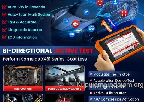 NOVO- LAUNCH X431 Creader Elite V2.0 OBD2 Peugeot i Citroen - 9/15