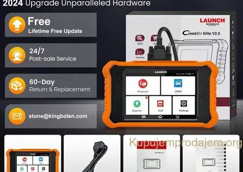NOVO- LAUNCH X431 Creader Elite V2.0 OBD2 Peugeot i Citroen - 15/15