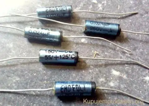 Erofol Arcotronic 220nF 6n8 1n5 5n6 3n3 22nF - 2/15