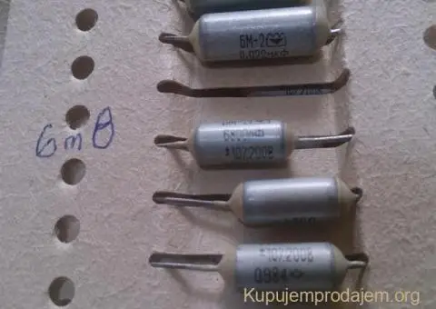 Ruski PIO, silver mica, SGM, K72P-6 Teflon, K73-16,K42U-2 - 4/15