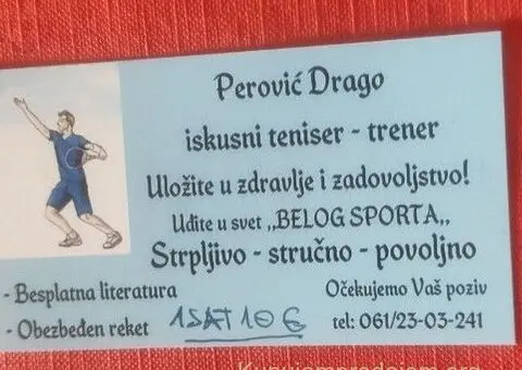 USLUGE-TENISKI TRENER-NOVI SAD