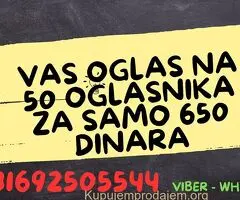 Postavljamo oglase za vas
