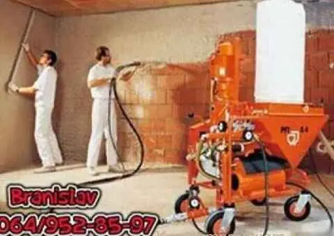 Mašinsko malterisanje u Beogradu – Branislav.