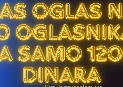 Usluzno postavljamo oglase umesto vas