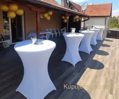 Iznajmljivanje barskih stolova i paviljona Subotica