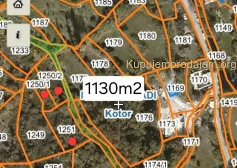 Prodajem parcele Kotor-Grbalj-Budva - 8/8
