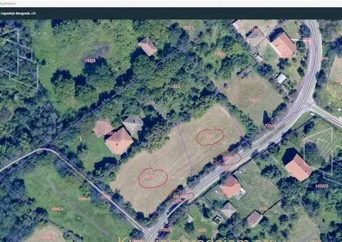 Plac 23ari u gradjevinskoj zoni,1/1,cist,ravan Babe-Sopot - 1/8