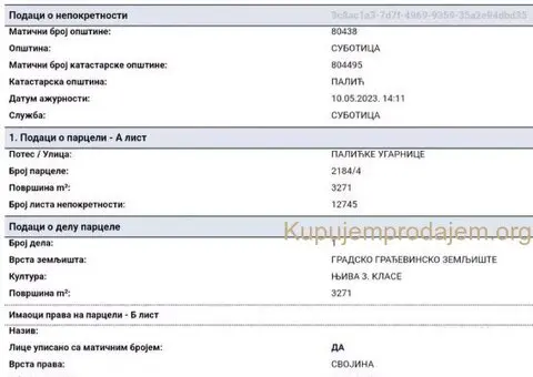 Prodajem placeve na Palicu - 15/15
