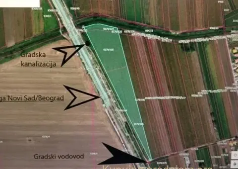 Prodajem gradjevinsko zemljiste u Staroj Pazovi