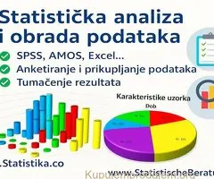 Statistička obrada u SPSS-u, AMOS-u, NVivo-u, Excelu i dr. - Pomoć i mentorstvo pri izradi akademski