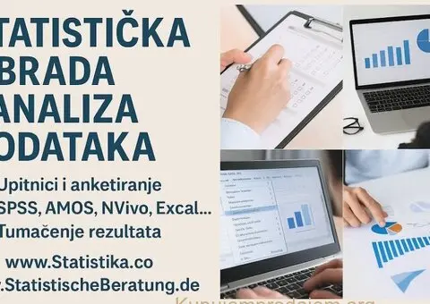 Statistička obrada u SPSS-u, AMOS-u, NVivo-u, Excelu i dr. - Pomoć i mentorstvo pri izradi akademski - 6/6