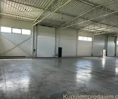 Izdajem hale - magacinski prostor u Ovči u Beogradu.