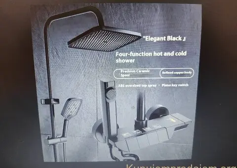 Usponski tuš sa klavir slavinama lux-moderan dizajn i funkcionalnost.EXTRA - 1/5