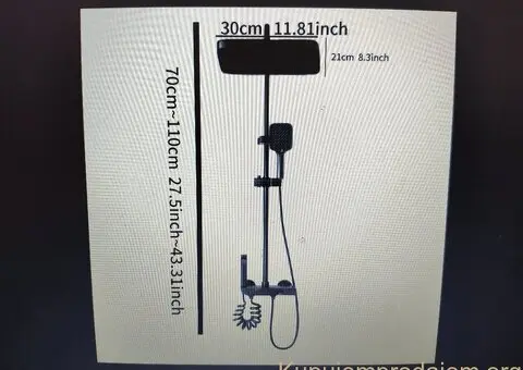 Usponski tuš sa klavir slavinama lux-moderan dizajn i funkcionalnost.EXTRA - 2/5