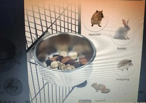 Hranilice za papagaje od nerđajućeg čelika 10x4 cm.EXTRA.