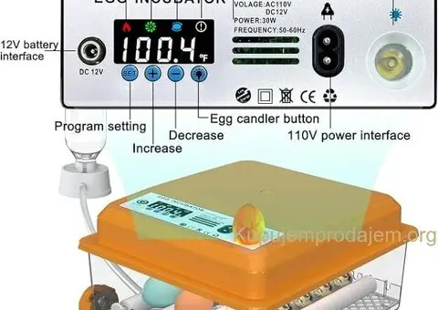 Automacki inkubator 16 jaja dokazan u ikubaciji 100%.EXTRA - 1/4