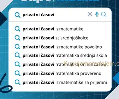 Matematika za srednjoškolce – Redovna nastava i pripreme za prijemne ispite