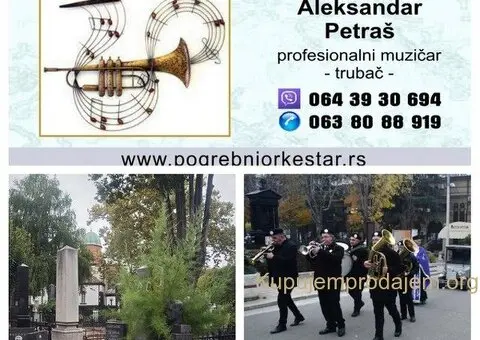 Beogradski duvački pogrebni orkestar bleh muzika trubači za sahrane