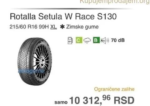 Prodajem 4 zimske gume