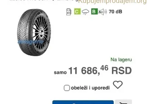 Prodajem 4 zimske gume - 2/2