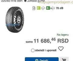 Prodajem 4 zimske gume