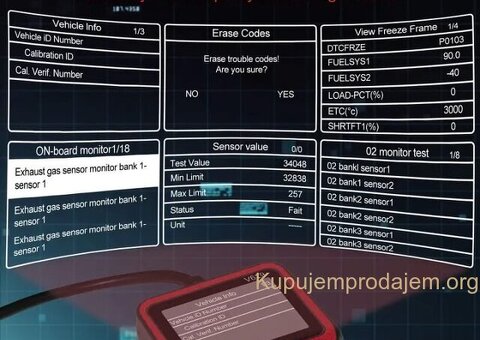 NOVO- V619 OBD2 Auto Dijagnostika - 9/9