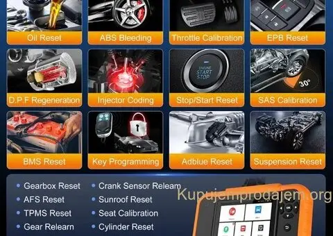 NOVO -LAUNCH X431 Creader Elite 2.0- FGC za Ford GM Chrysler - 2/15