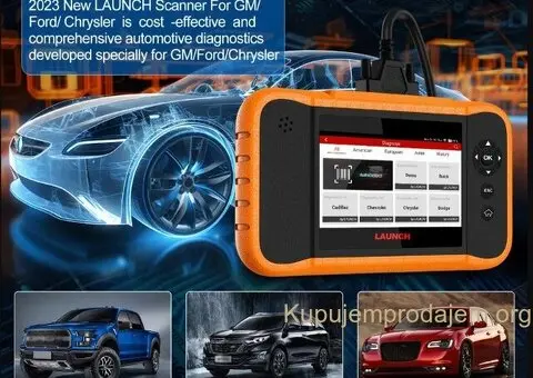 NOVO -LAUNCH X431 Creader Elite 2.0- FGC za Ford GM Chrysler - 8/15