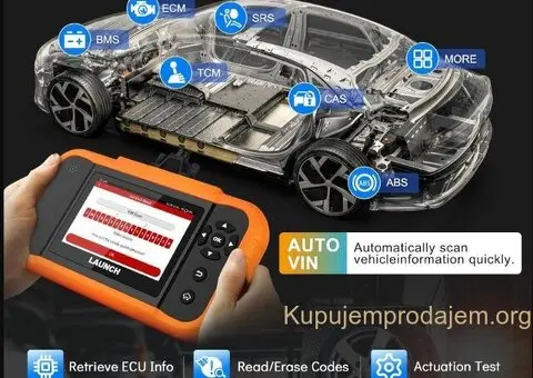 NOVO -LAUNCH X431 Creader Elite 2.0- FGC za Ford GM Chrysler - 11/15