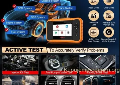 NOVO -LAUNCH X431 Creader Elite 2.0- FGC za Ford GM Chrysler - 13/15