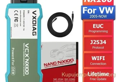 NOVO- VXDIAG VCX NANO NX100 WiFi- VW/Audi/Škoda/Seat/Bentley - 1/15