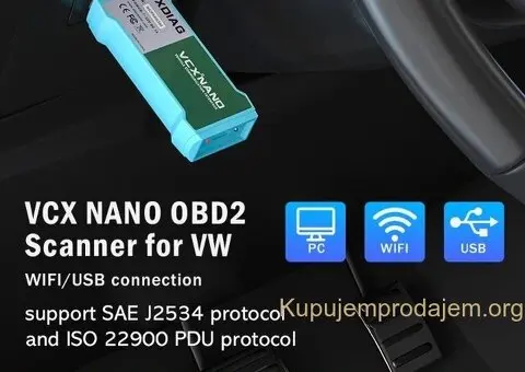 NOVO- VXDIAG VCX NANO NX100 WiFi- VW/Audi/Škoda/Seat/Bentley - 9/15
