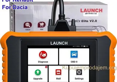 Novo - LAUNCH X431 Creader Elite 2.0 OBD2 Renault i Dacia - 1/15