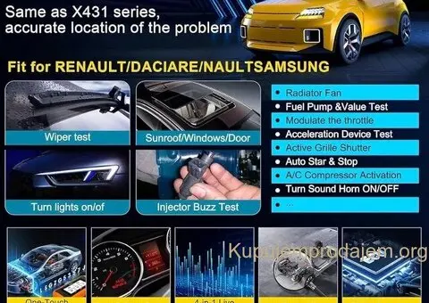 Novo - LAUNCH X431 Creader Elite 2.0 OBD2 Renault i Dacia - 11/15