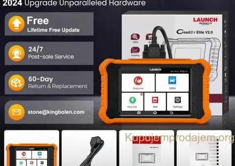 Novo - LAUNCH X431 Creader Elite 2.0 OBD2 Renault i Dacia - 14/15