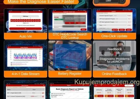 Novo - LAUNCH X431 Creader Elite 2.0 OBD2 Renault i Dacia - 15/15