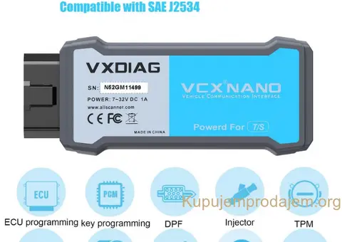 Novo - VXDIAG NANO NX400 Pro USB / WIFI Toyota Lexus OBD2 - 2/15