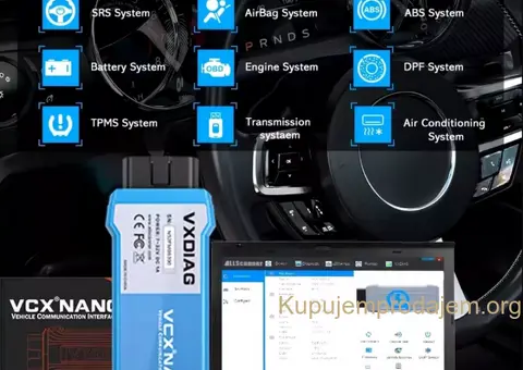 Novo - VXDIAG NANO NX400 Pro USB / WIFI Toyota Lexus OBD2 - 4/15