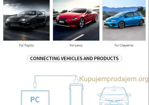 Novo - VXDIAG NANO NX400 Pro USB / WIFI Toyota Lexus OBD2 - 8/15