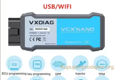 Novo - VXDIAG NANO NX400 Pro USB / WIFI Toyota Lexus OBD2 - 9/15
