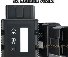 NOVO - RE COM Bluetooth OBD2 za Renault Vozila Srpski jezik