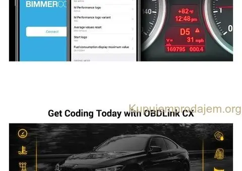 NOVO-OBDLink CX BLE Bluetooth OBD2 za Bimmercode iOS,Android - 5/15
