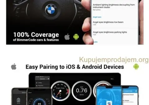 NOVO-OBDLink CX BLE Bluetooth OBD2 za Bimmercode iOS,Android - 7/15