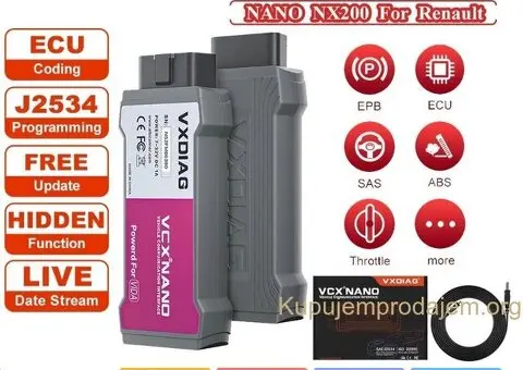 NOVO - VXDIAG Nano NX200 za Renault OBD2 Dijagnostika - 3/15