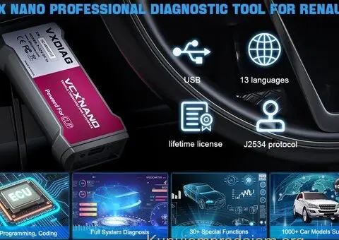 NOVO - VXDIAG Nano NX200 za Renault OBD2 Dijagnostika - 12/15
