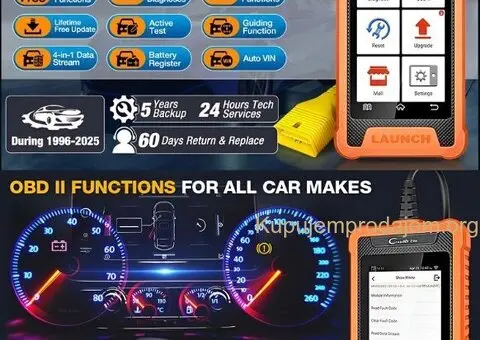 NOVO - LAUNCH X431 Elite Full OBD2 za CHRYSLER, Dodge, Jeep - 3/15