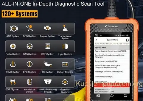 NOVO - LAUNCH X431 Elite Full OBD2 za CHRYSLER, Dodge, Jeep - 4/15