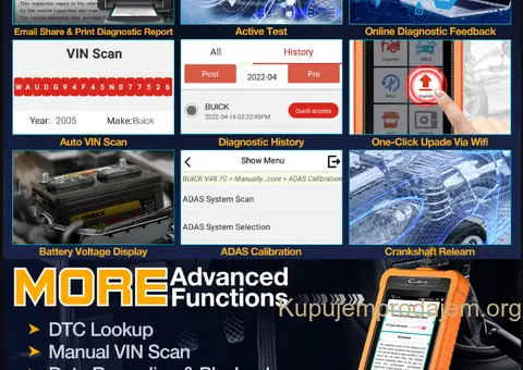 NOVO - LAUNCH X431 Elite Full OBD2 za CHRYSLER, Dodge, Jeep - 8/15