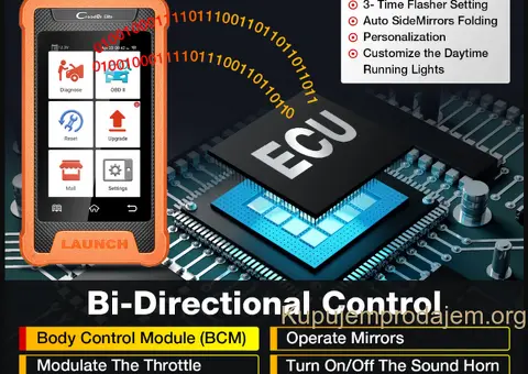 NOVO - LAUNCH X431 Elite Full OBD2 za CHRYSLER, Dodge, Jeep - 12/15