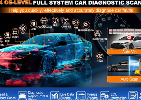 NOVO - LAUNCH X431 Elite Full OBD2 za CHRYSLER, Dodge, Jeep - 15/15